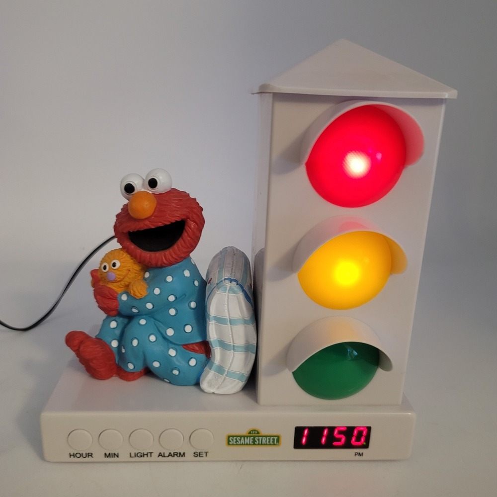 Sesame Street Elmo Traffic Light Alarm Clock 2015 Myo International AS IS PARTS